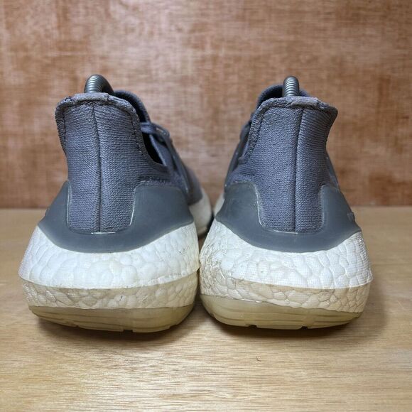 Adidas Ultra Boost Men Size 8 Shoes Gray White Comfort Running Sneakers F35284 - Picture 4 of 10